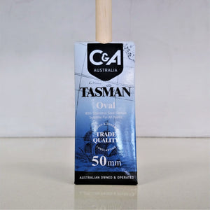 Tasman Oval Paint Brush Economy Handle (50mm; 63mm)